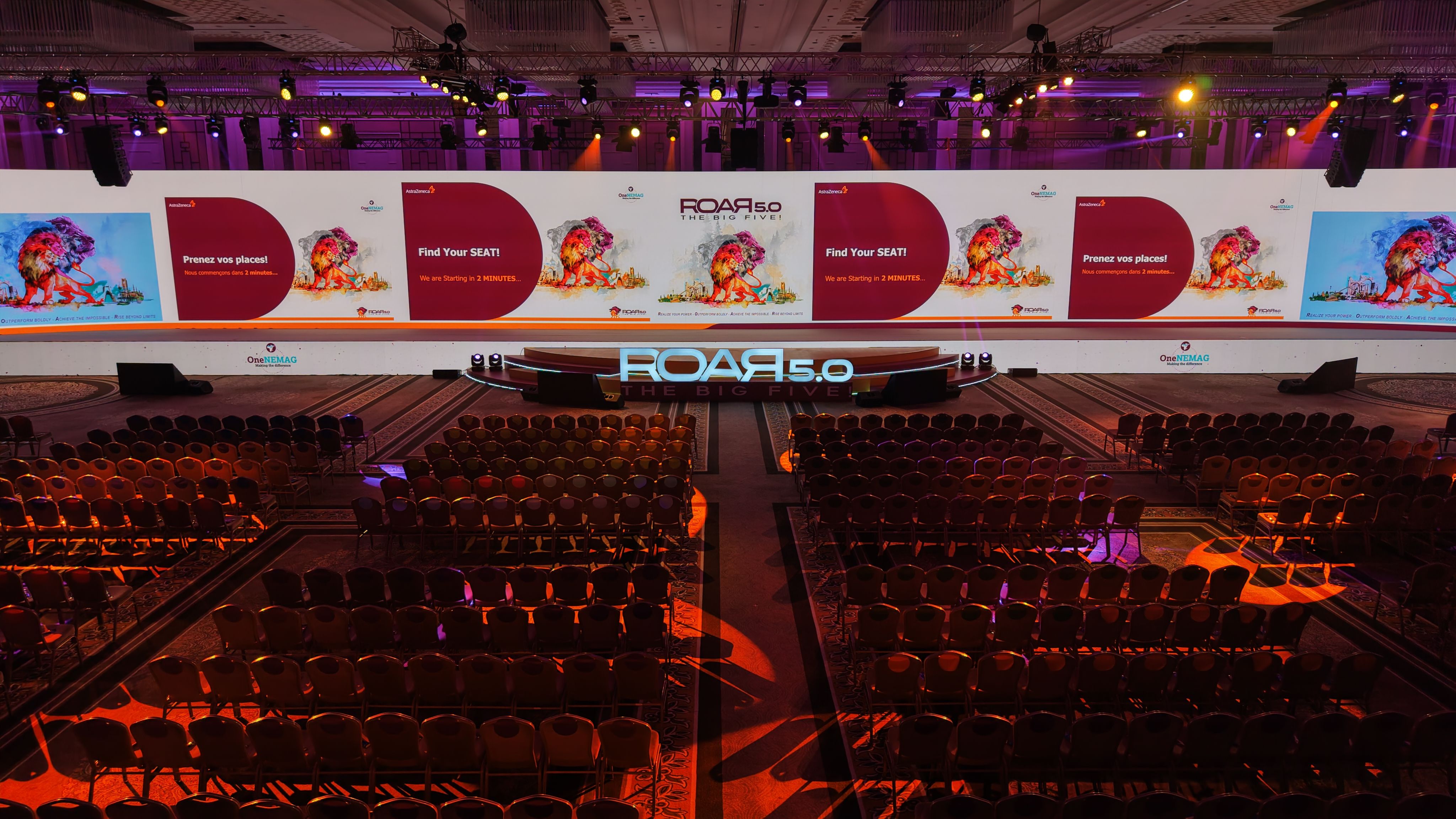 Corporate Summit LED Stage